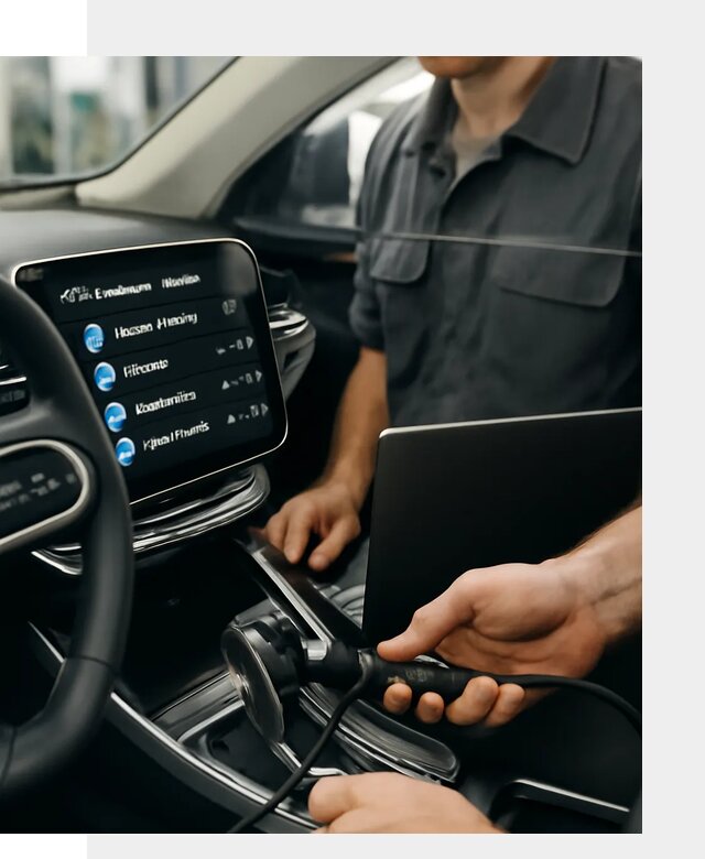 Установка приложений Geely для мультимедиа автомобиля в Абакане