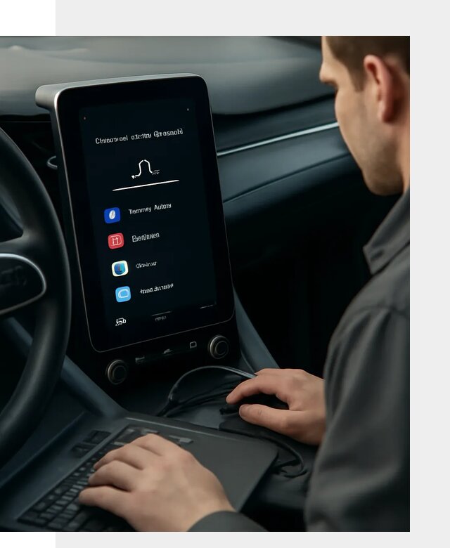 Установка приложений Lynk Co на автомобиль в Абакане