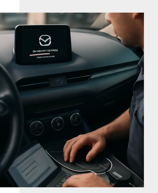Установка приложений Mazda на мультимедийную систему в Абакане